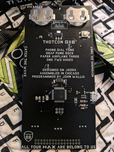 Thotcon 0x8 Badge 